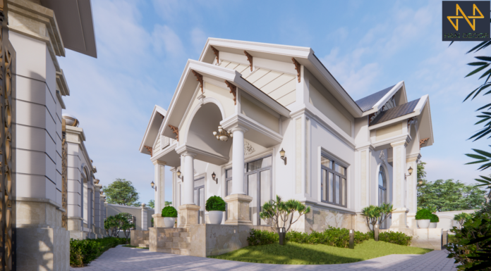 MẪU NHÀ VƯỜN MÁI THÁI ĐẸP ĐƯỢC H&N DECOR LÊN THIẾT KẾ VÀ THI CÔNG