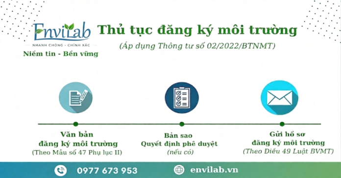 Hồ sơ và thủ tục đăng ký môi trường được thực hiện như thế nào