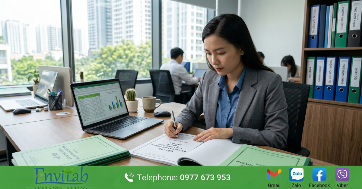 Lập báo cáo nhà kính